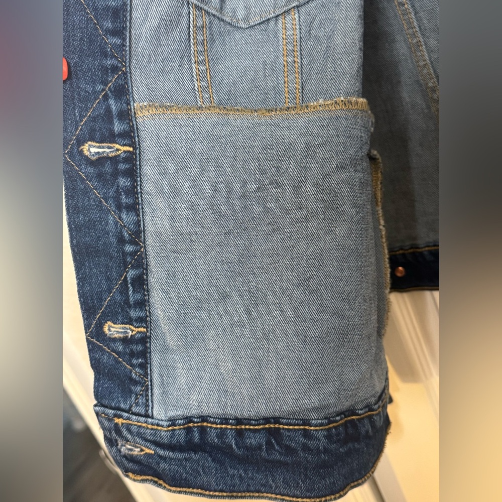 Old Navy Blue Denim Jacket XXL - Picture 4 of 9